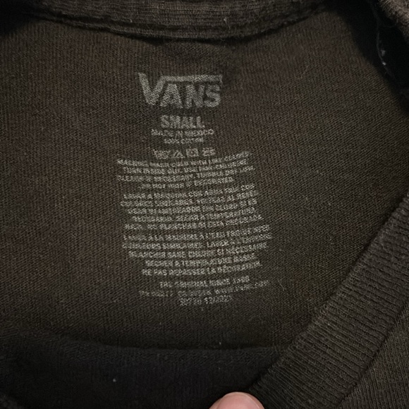 Black vans T-shirt size: small - Picture 2 of 3